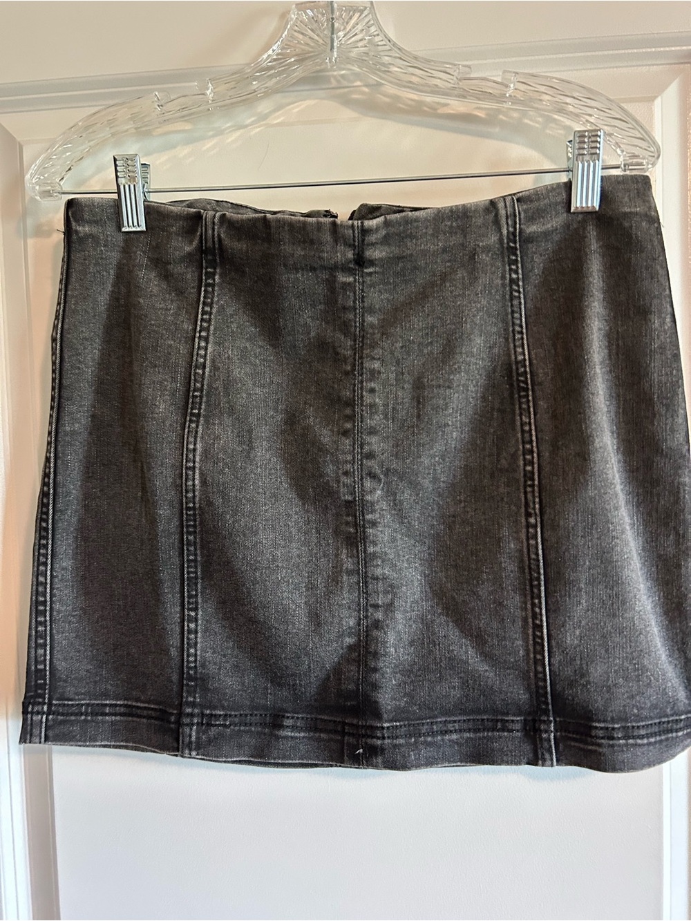 wild fable Charcoal Black Denim Mini Skirt
